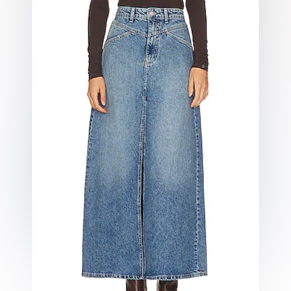 We The Free Dresses & Skirts - We The Free Come As You Are Denim Maxi Skirt size 6